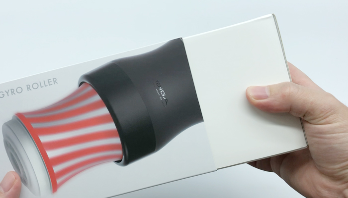 TENGA GYRO ROLLERの箱の開けた画像