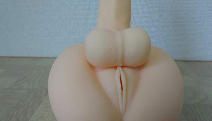 ふたなりディルド＆ホールの割れ目画像