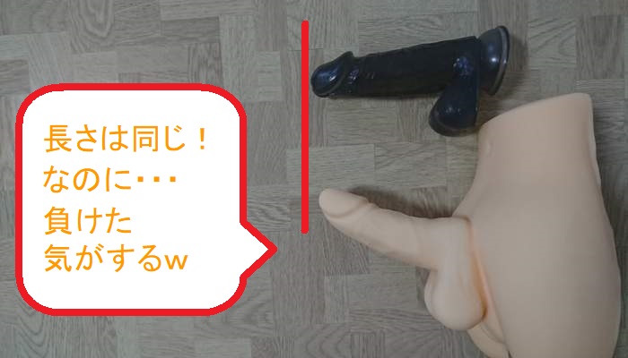 ふたなりディルド＆ホールの本体比較b画像