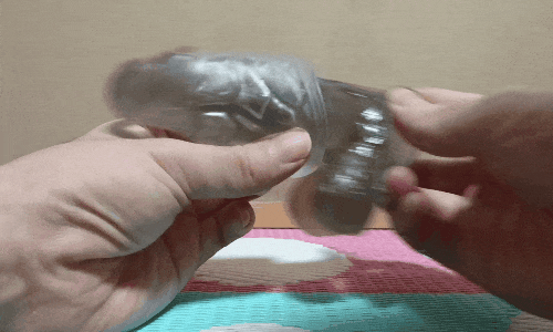 TENGA エッグ ウェイビーⅡ クール エディションの高速ストロークアニメーション画像