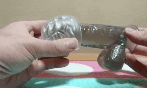 TENGA エッグ ウェイビーⅡ クール エディションのスローストロークアニメーション画像