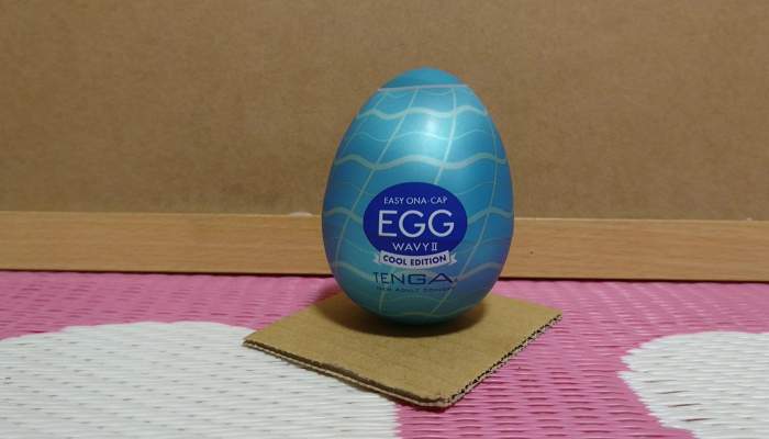 TENGA エッグ ウェイビーⅡ クール エディションのパッケージ前面画像