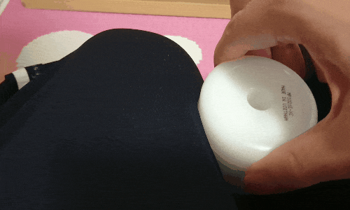 TENGA オリジナルバキューム・カップ エクストラクールのフタ取りアニメーション画像