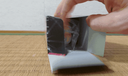 電撃エレクトリックスピナーの開封アニメーション画像