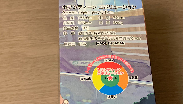 「セブンティーンエボリューション」スペック画像1