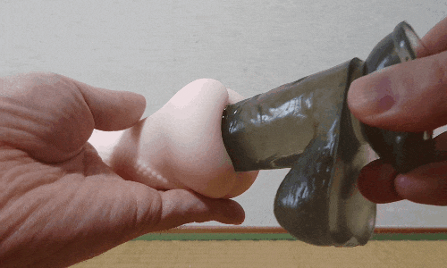 電撃エレクトリックスピナーの奥挿入アニメーション画像