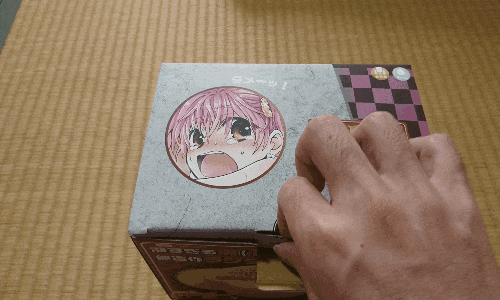壁尻2 リアルミミズ千匹の開封アニメーション画像