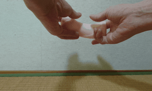 電撃エレクトリックスピナーの伸縮アニメーション画像