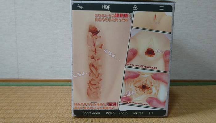 壁尻2 リアルミミズ千匹のパッケージ側面2画像