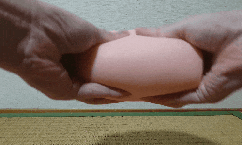 KITSU-MAN POCHA MAXの伸縮アニメーション画像