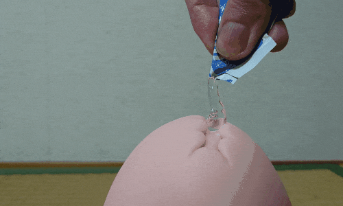 KITSU-MAN POCHA MAXのローション注入アニメーション画像