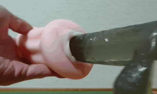 あそこ再現しちゃいました。 蒸れた熟女編の先っちょハメアニメーション画像