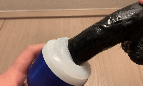 「PREMIUM TENGA エアークッションカップ」フィニッシュのアニメーション画像