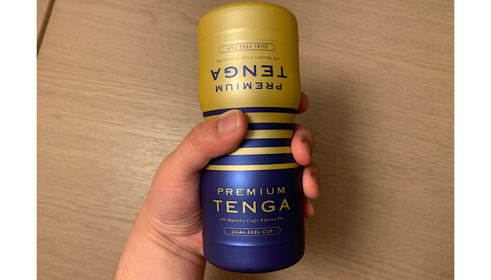 「PREMIUM TENGA デュアルフィールカップ」全体画像