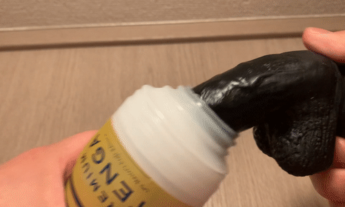 「PREMIUM TENGA デュアルフィールカップ」フィニッシュのアニメーション画像