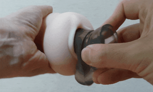 JAPANESE REAL HOLE 生 伊藤舞雪の高速ストロークアニメーション画像
