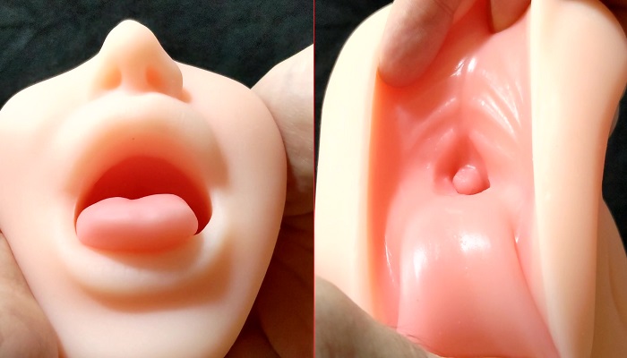 玉舐めギャルの口画像